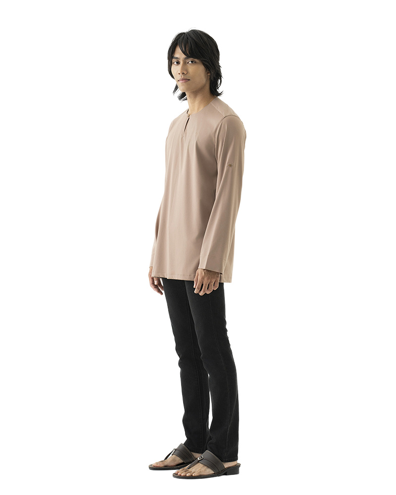 Modal Kurta Men Top - Chocolate 34_969972498