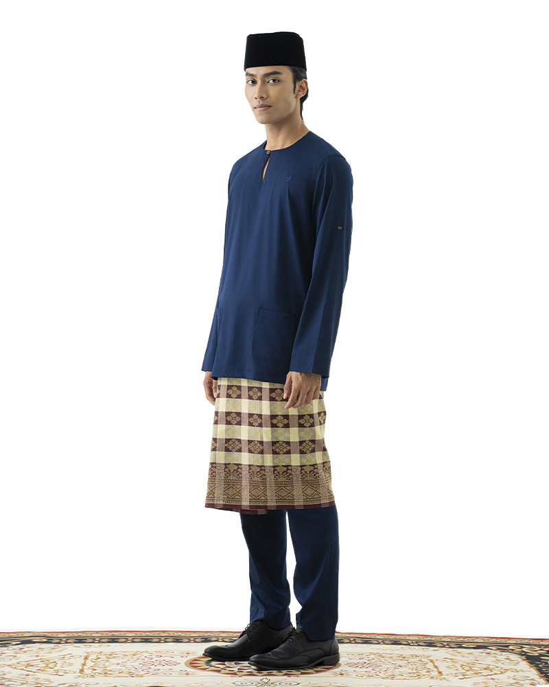 Modal Baju Melayu Teluk Belanga - Dark Blue 46_1496111636